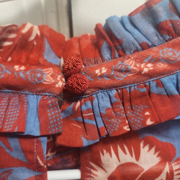 NWT FARM Rio Ruffle Blouse Size XL - Picture 7 of 7